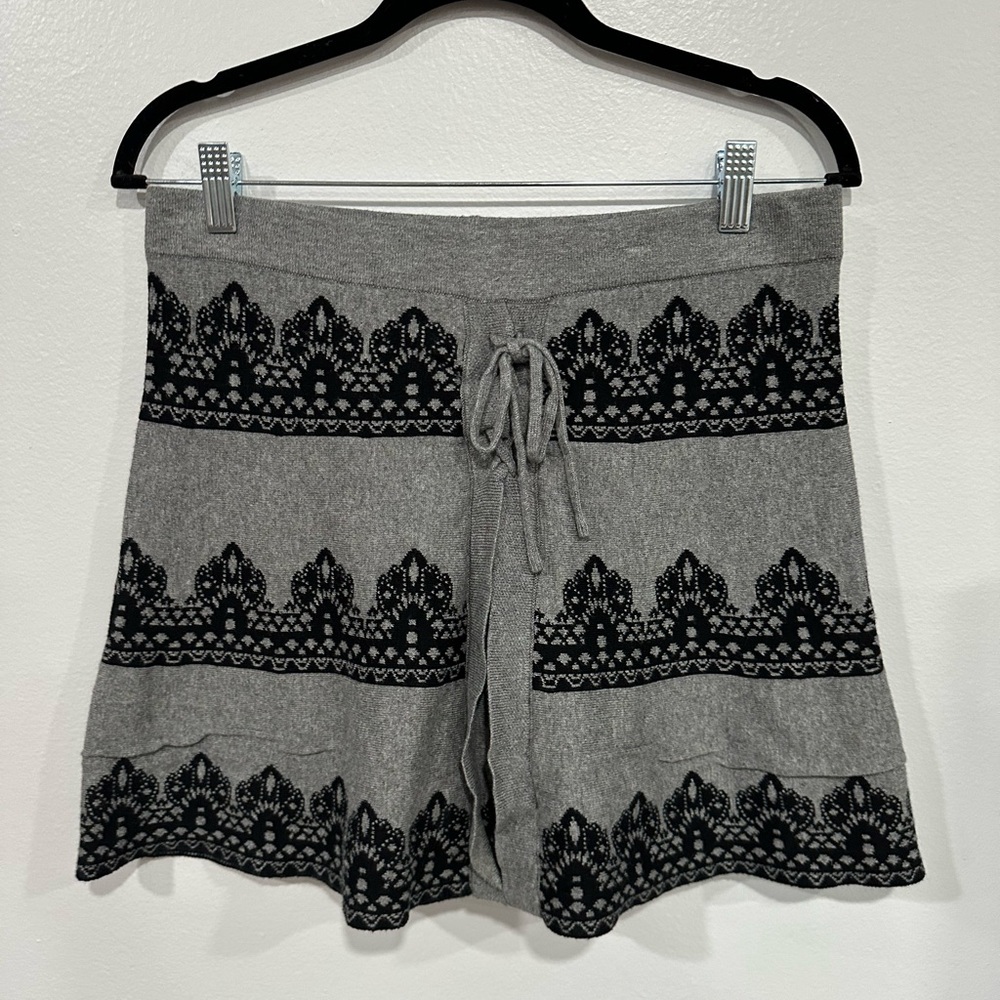 Candie's Gray and Black Knit Sweater